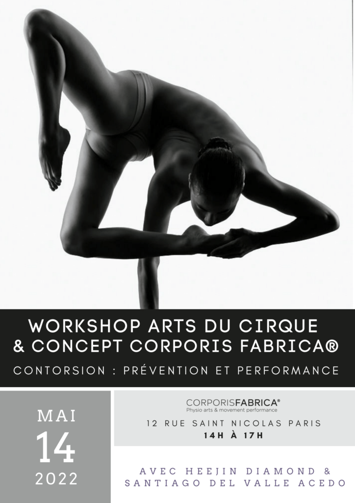 Affiche du workshop Arts du cirque en mai 2022