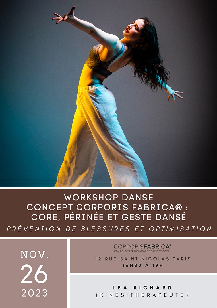 Affiche workshop Danse Corporis Fabrica